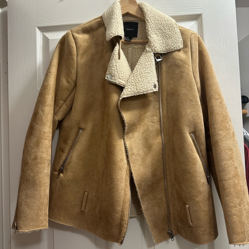 Forever 21 Suede Coat